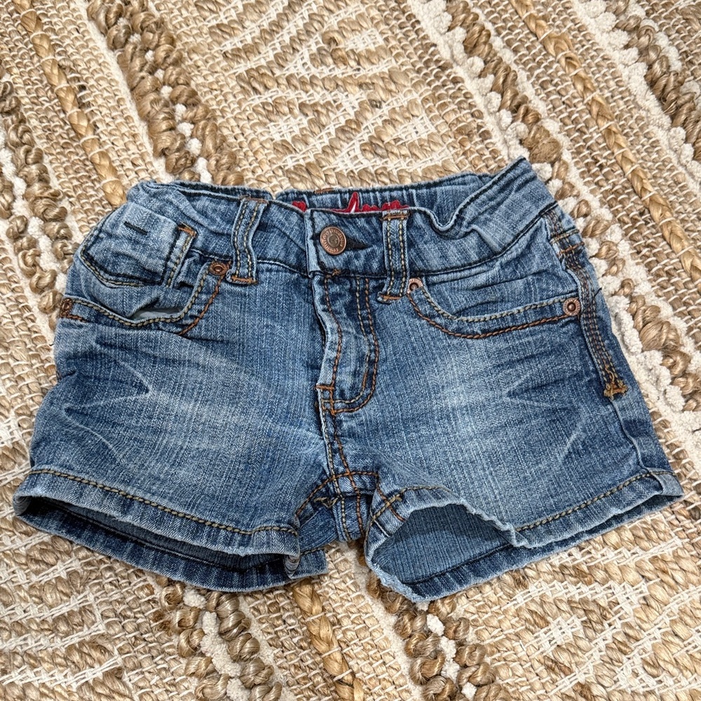 Denim Blue Kids Shorts